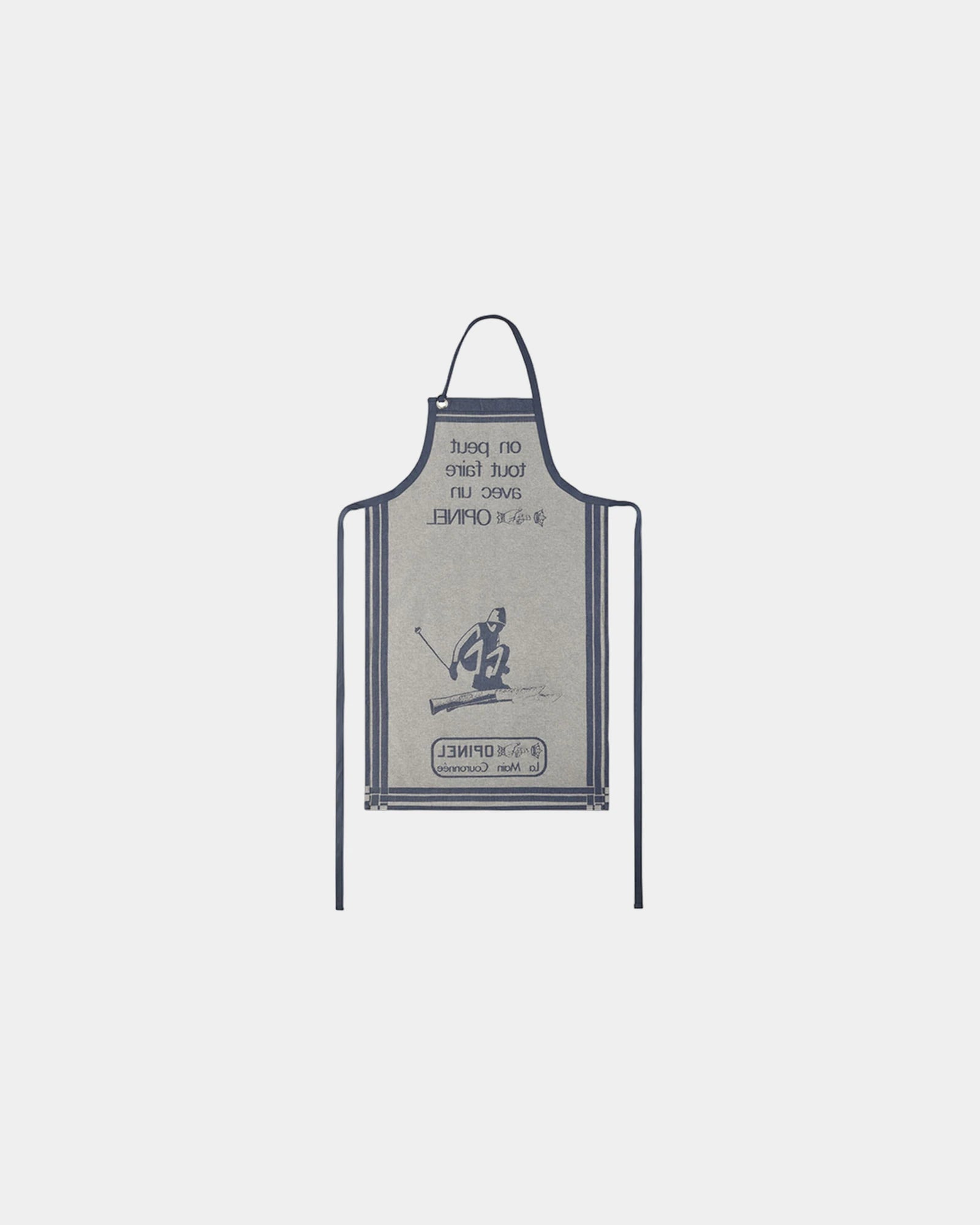 Grembiule cotone jacquard Opinel da personalizzare - 1